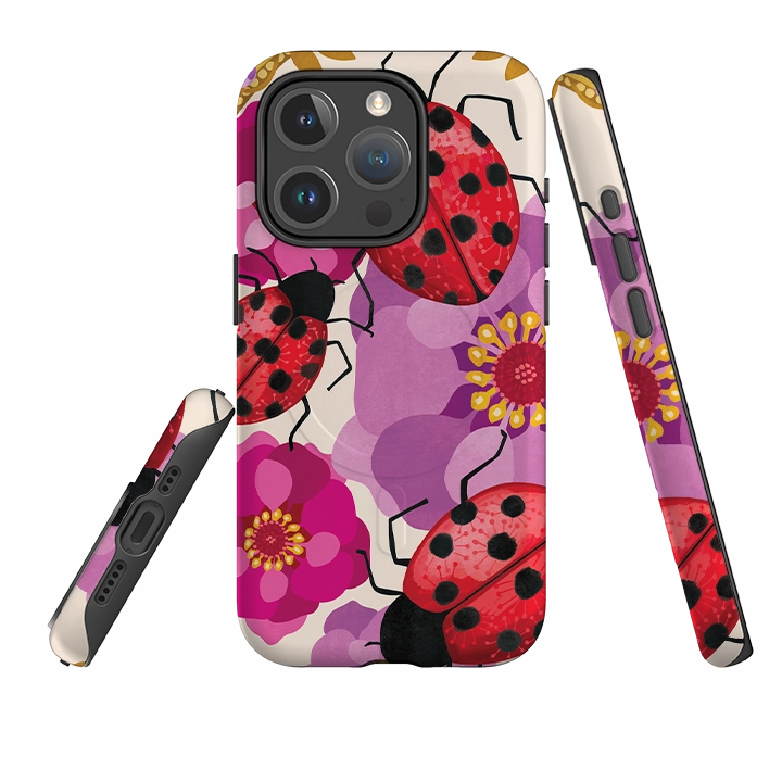 Flexible Pattern Texture Vivid Gradient iPhone MagSafe Tough Case - Lady Luck By Nina Pace