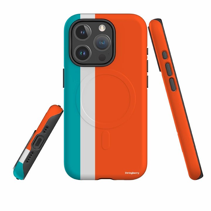 Color Gradient iPhone MagSafe Tough Case - Venice Chroma Stripe