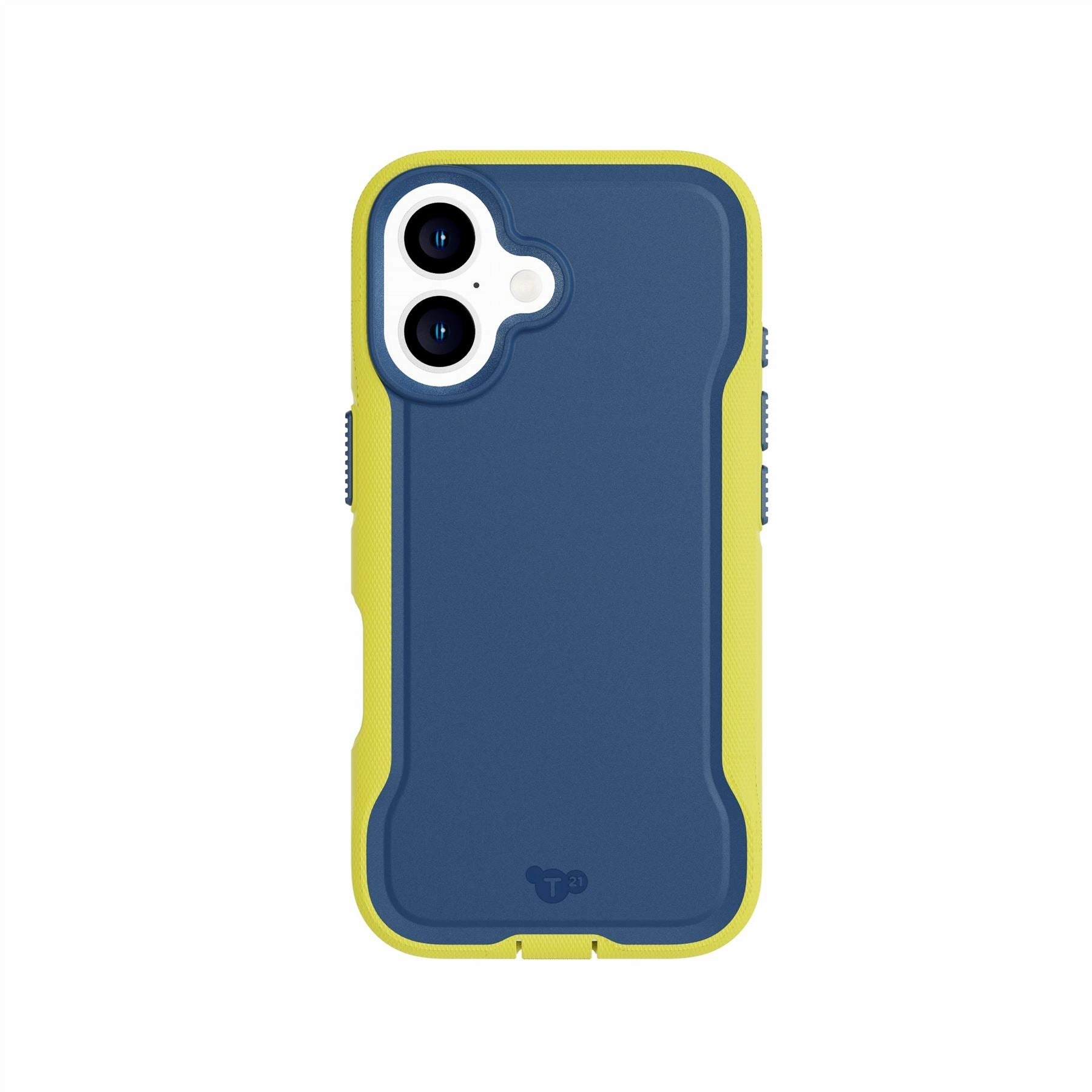 EvoPro - Apple iPhone 16 Case MagSafe Compatible - Navy/Yellow Durable Pattern Texture Impact shield