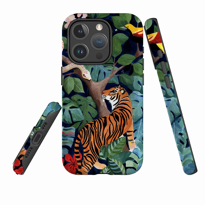 Durable Design Rugged Pattern Texture iPhone MagSafe Tough Case - Paradise By Bex Parkin