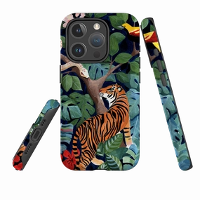 Durable Design Rugged Pattern Texture iPhone MagSafe Tough Case - Paradise By Bex Parkin