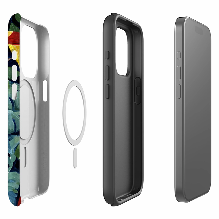 Modern Build Texture Luxury Texture iPhone MagSafe Tough Case - Paradise By Bex Parkin