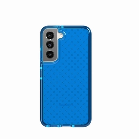 Precision Cutouts Classic Design EvoCheck Enhanced - Samsung Galaxy S22 Case - Classic Blue