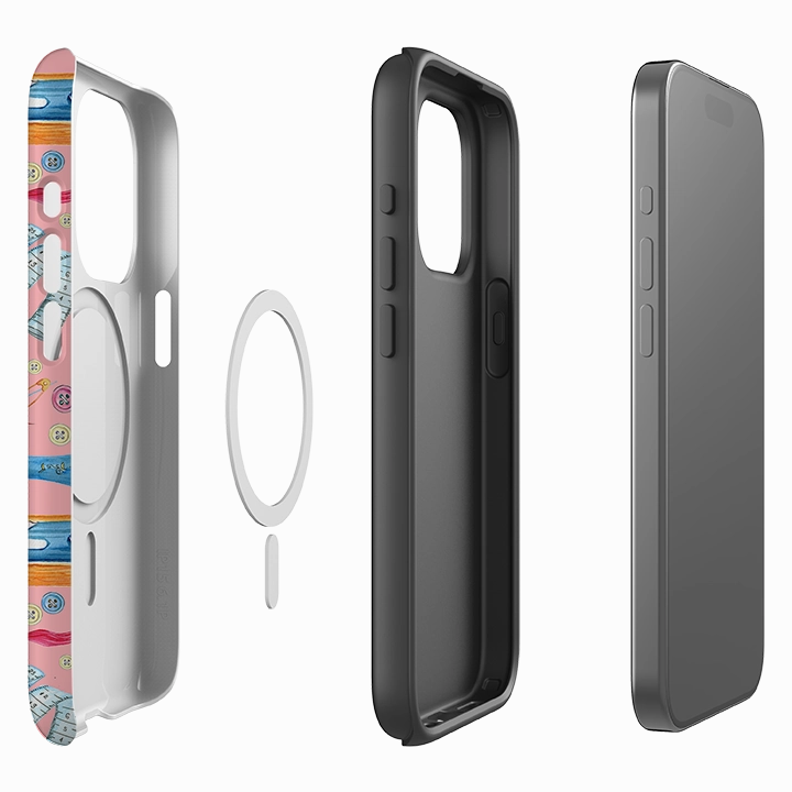 iPhone MagSafe Tough Case - Sewing Pattern I Durable Layer Ultra Slim
