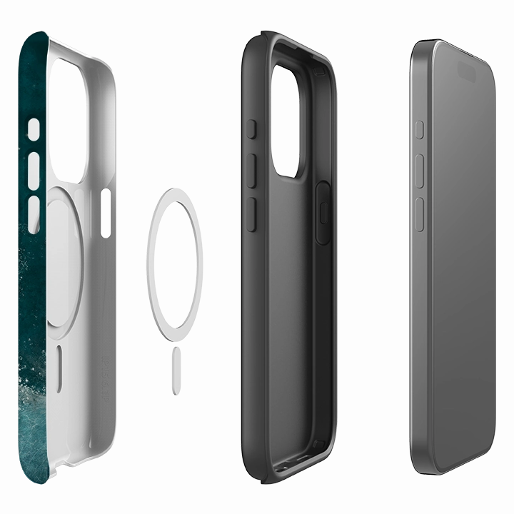 Elegant Detail Port Protection iPhone MagSafe Tough Case - Storm By Maja Lindberg