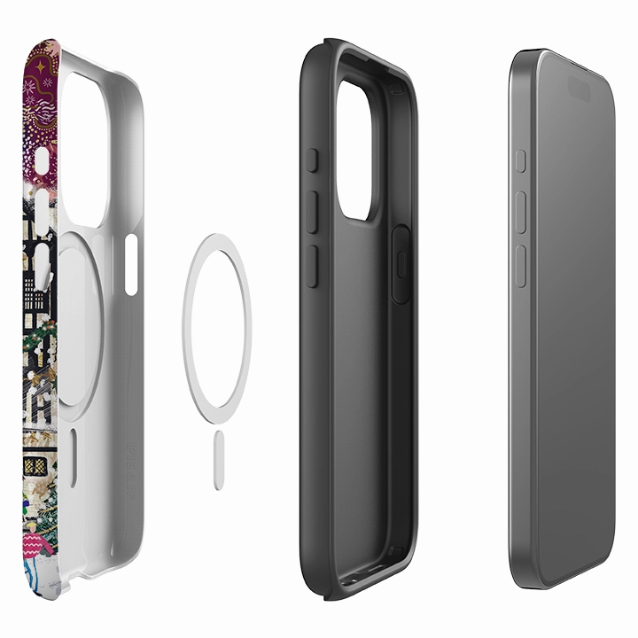 iPhone MagSafe Tough Case - Christmas In London II By Emma Frances Grant Transparent Shell