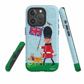 Sleek Appearance iPhone MagSafe Tough Case -  Welsh Guard By Tracey English