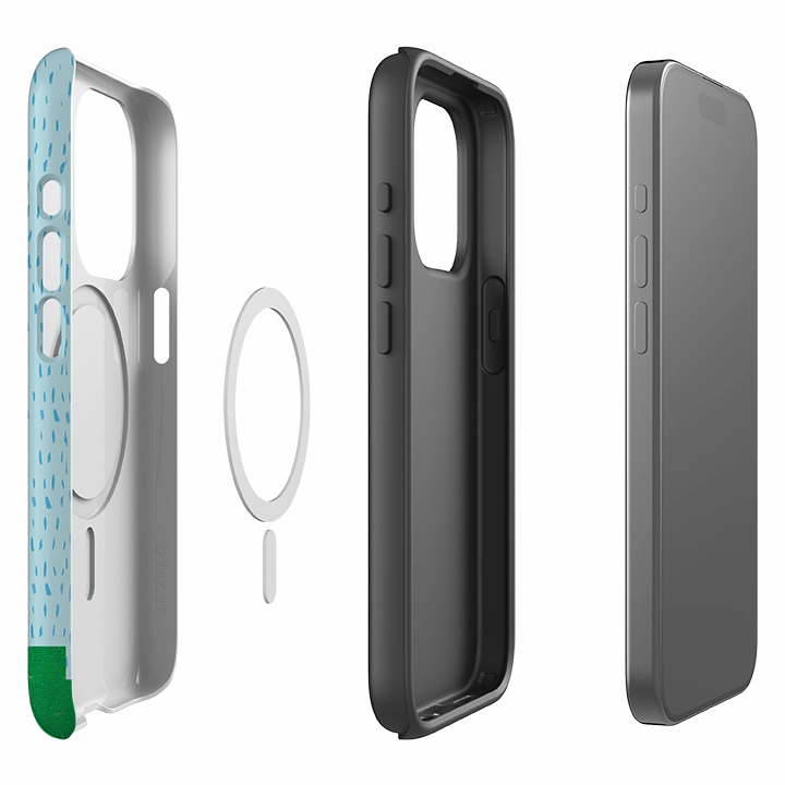 iPhone MagSafe Tough Case -  Welsh Guard By Tracey English Durable Finish Layer Hybrid Pattern Texture