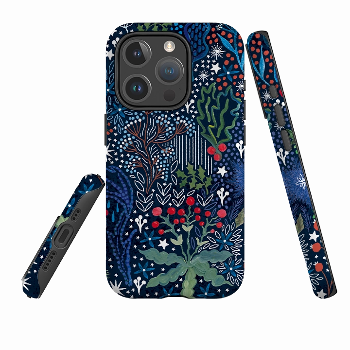 iPhone MagSafe Tough Case - Winter Flowers I By Emma Frances Grant Everyday Carry