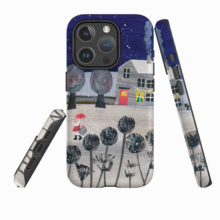 iPhone MagSafe Tough Case - Santa By Tracey English Ultra Thin