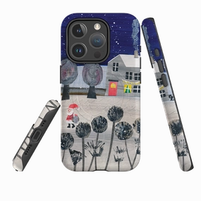 iPhone MagSafe Tough Case - Santa By Tracey English Ultra Thin