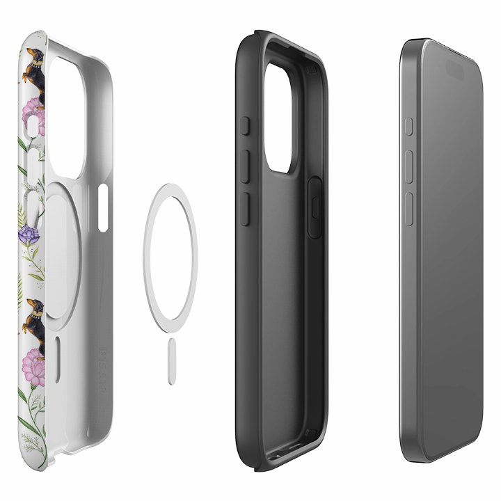 iPhone MagSafe Tough Case -  Doxy Day Afternoon White By Catherine Rowe Soft Edge