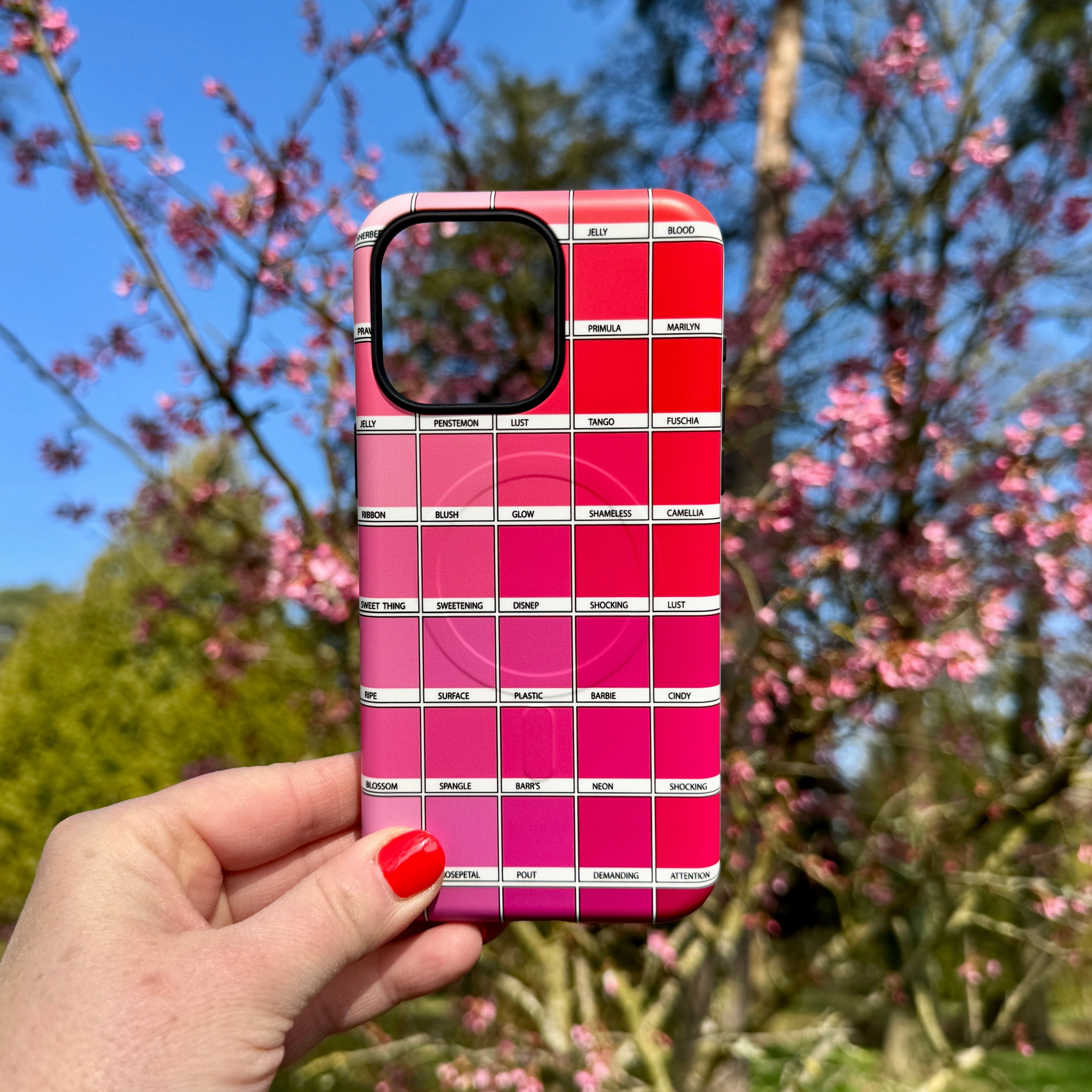 Luxury Look iPhone MagSafe Tough Case -  Pink Chromology By Kitty Joseph