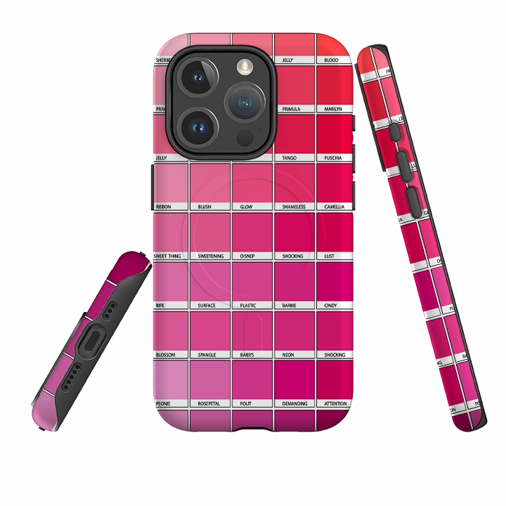 iPhone MagSafe Tough Case -  Pink Chromology By Kitty Joseph Modern Detail
