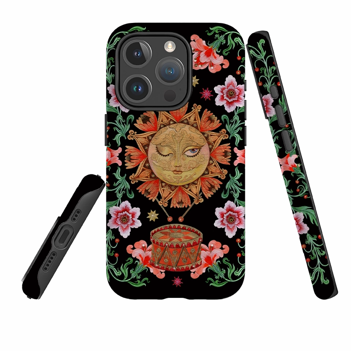 Modern Build Texture Soft Detail iPhone MagSafe Tough Case - Twelve Drummers Drumming By Maria Matos