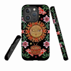 Modern Build Texture Soft Detail iPhone MagSafe Tough Case - Twelve Drummers Drumming By Maria Matos