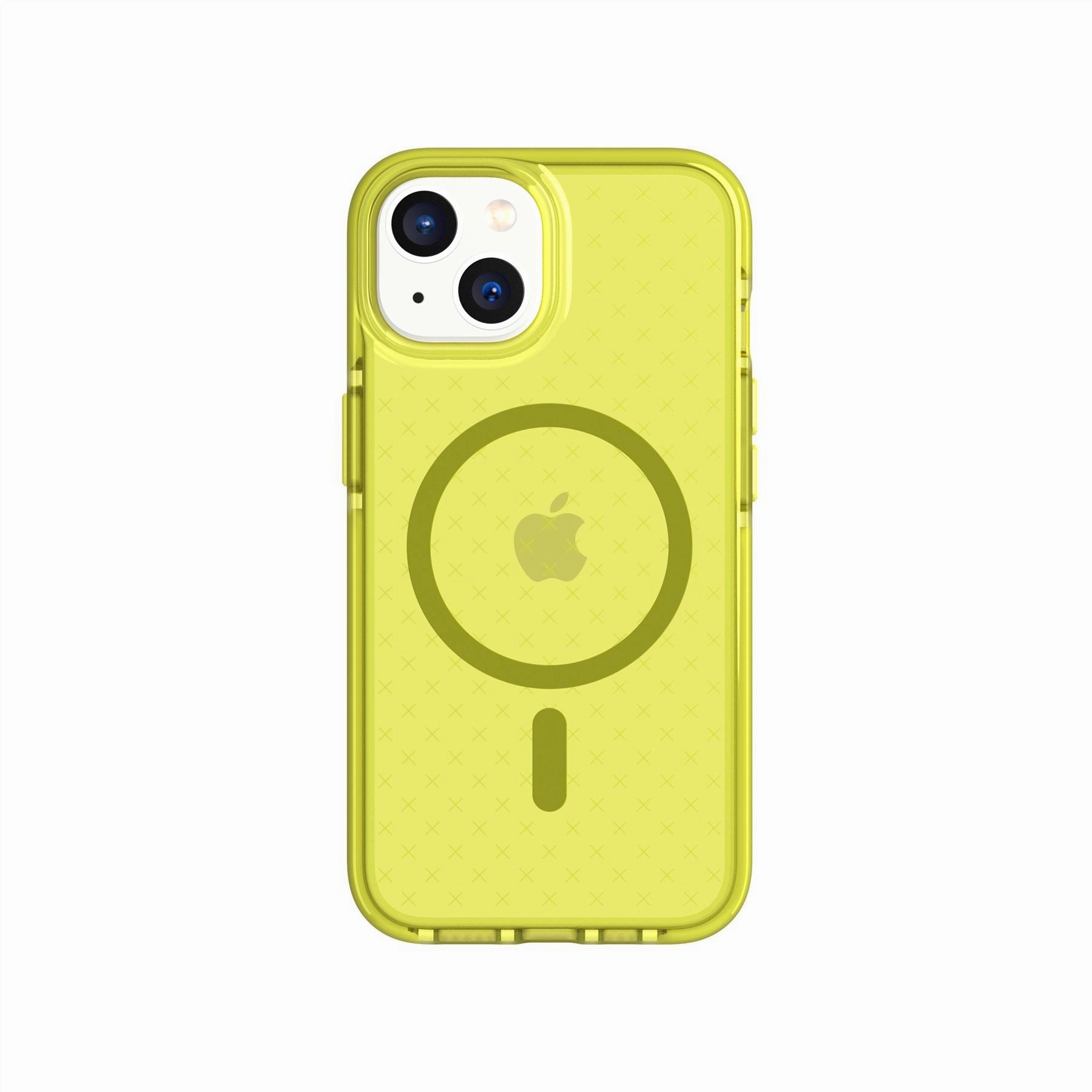 Compact Shape EvoCheck - Apple iPhone 14 Case MagSafe Compatible - Acid Yellow