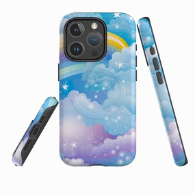 Comfort Texture iPhone MagSafe Tough Case - Distant Rainbow II