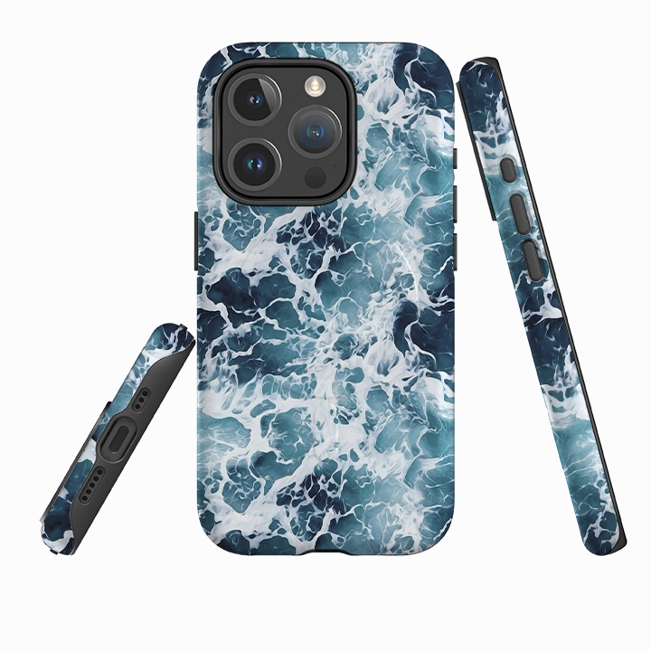 iPhone MagSafe Tough Case -  Aqua Comfort Finish Button Cover