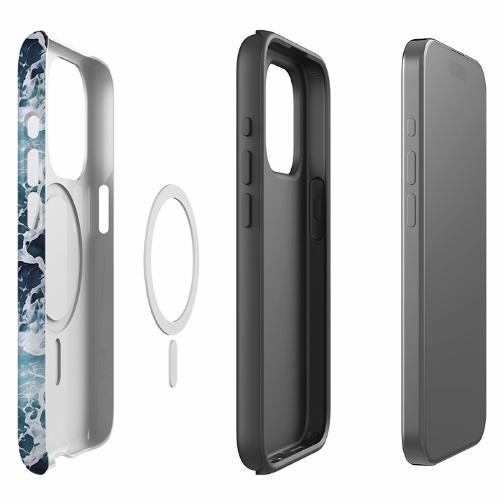 Chic Accessory anti dust iPhone MagSafe Tough Case -  Aqua