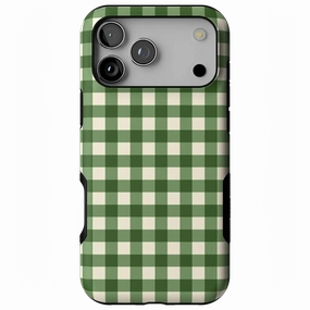 Checked Twice | Green Plaid Case Color Pattern