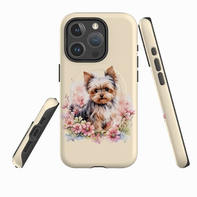 Refined Texture iPhone MagSafe Tough Case - Cute Dog P