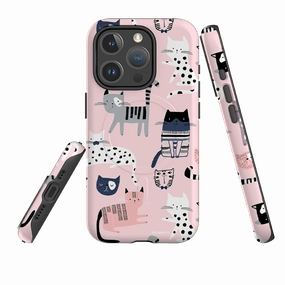 iPhone MagSafe Tough Case -  Cat-Titude Comfort Fit Clear Design