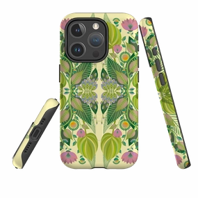 Smooth Surface iPhone MagSafe Tough Case -  Foliage By Patternista