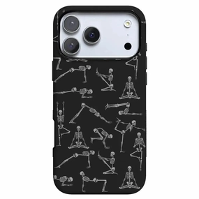 Corpse Pose | Skeleton Yoga Case Vivid Finish