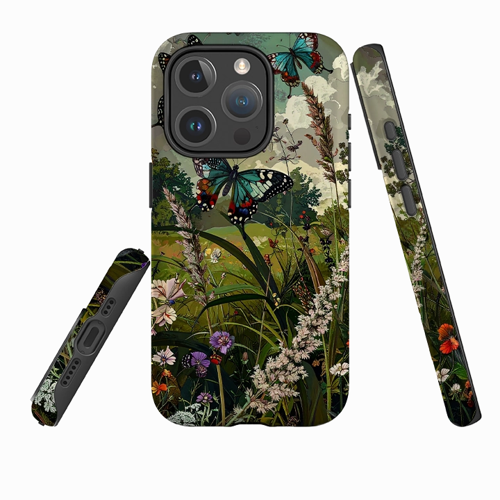 iPhone MagSafe Tough Case - Green Vyne Tall Grass Premium Form