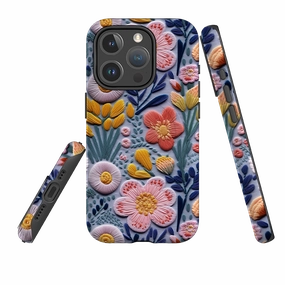 Comfort Use iPhone MagSafe Tough Case - Spring Petals