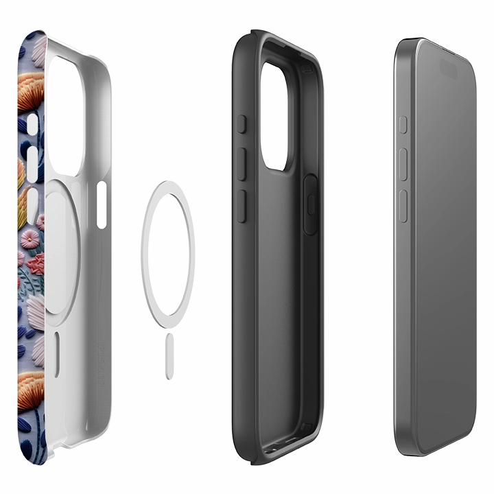 iPhone MagSafe Tough Case - Spring Petals Lightweight Build