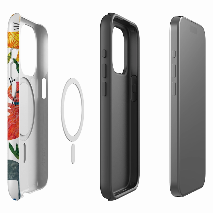 iPhone MagSafe Tough Case - Cats By Tracey English Ultra Thin