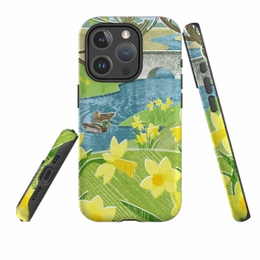 Chic Accessory iPhone MagSafe Tough Case -  Daffs and Ducks By Liane Payne