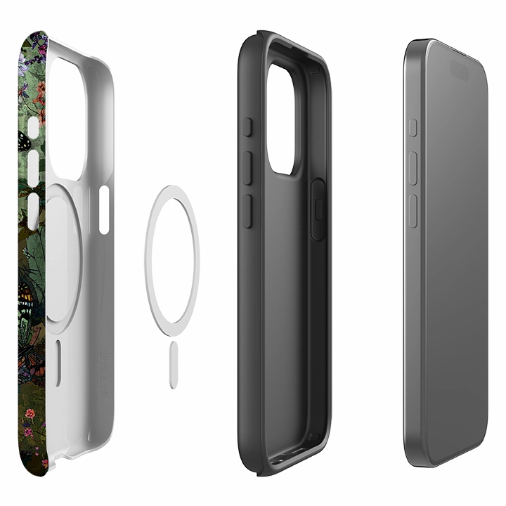 iPhone MagSafe Tough Case - Green Vyne Butterfly Color Finish