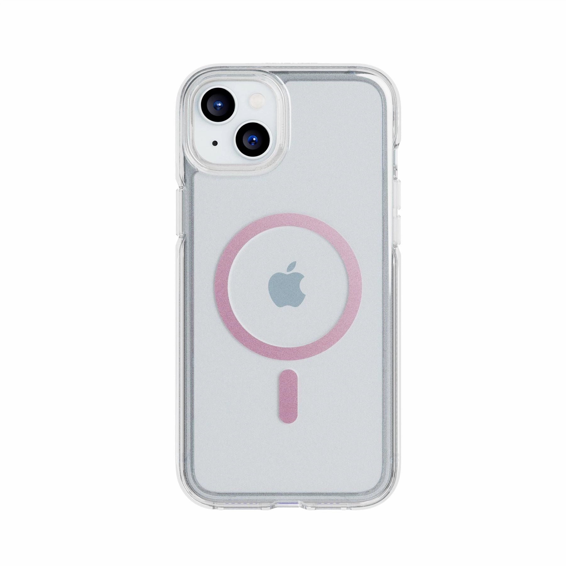 FlexQuartz - Apple iPhone 15 Plus Case MagSafe Compatible - Pink Button Cover