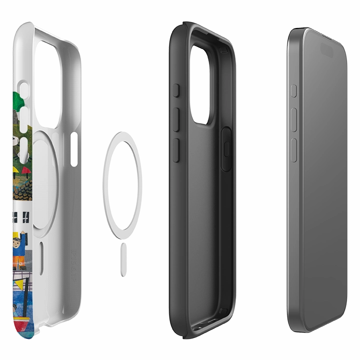 iPhone MagSafe Tough Case - Countryscape V By Tracey English Rugged Pattern Texture