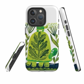 iPhone MagSafe Tough Case - Folk Tortoise By Tracey English Drop Protection Personal Style