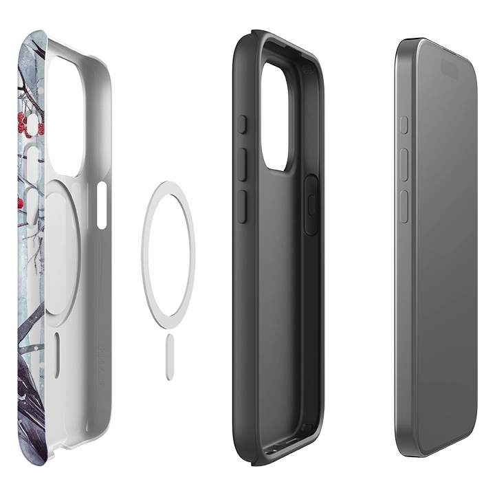 iPhone MagSafe Tough Case - Snow Forest Slim Profiled Classic Touch