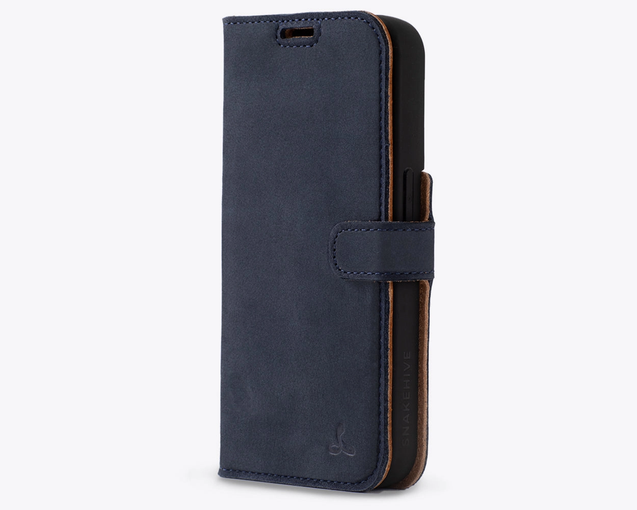 Durable Detail Apple iPhone 15 Pro - Vintage Leather Wallet Phone Case