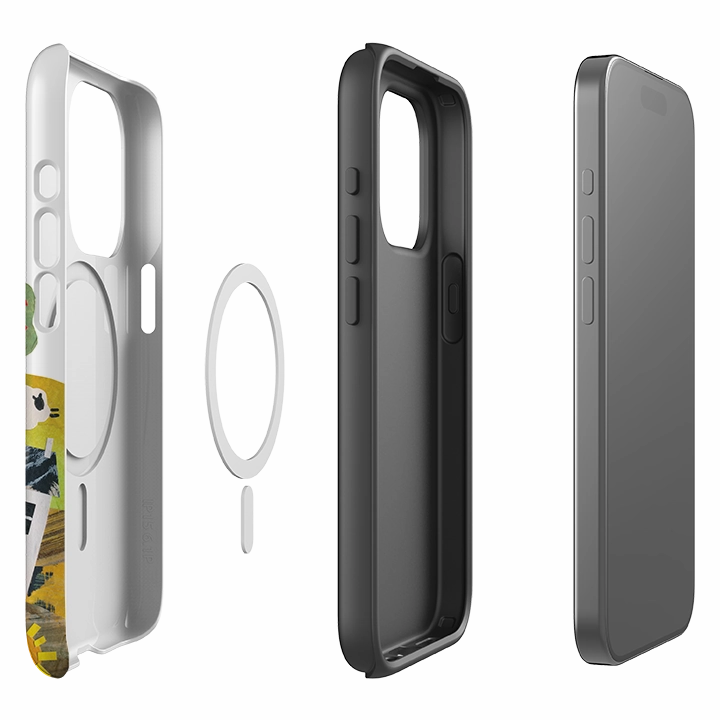 iPhone MagSafe Tough Case - Countryscape II By Tracey English Protective Layering Textured Grip