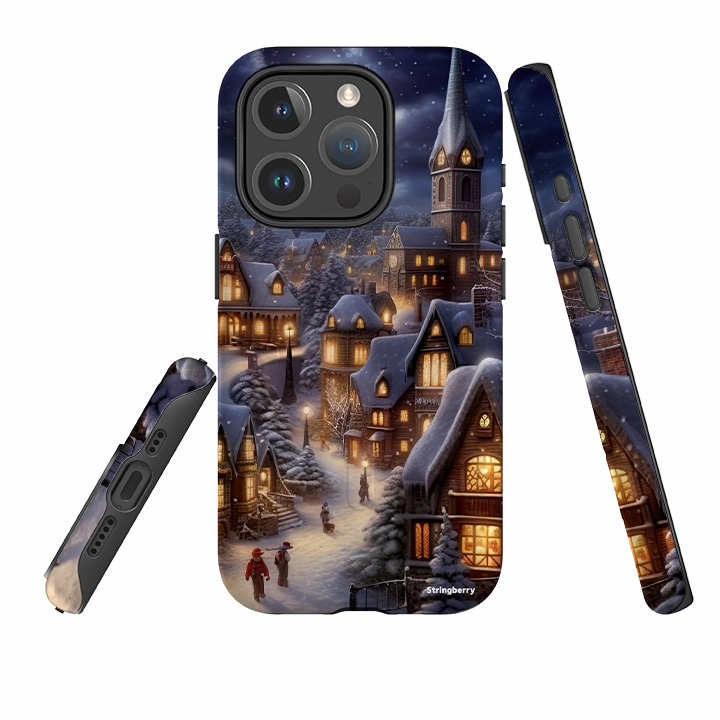 iPhone MagSafe Tough Case - Waiting For Xmas Stylish Texture