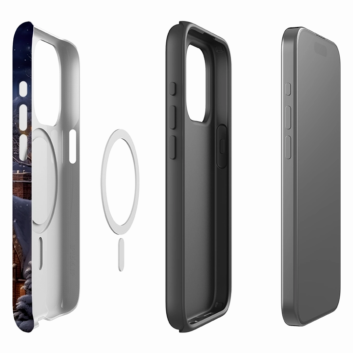 iPhone MagSafe Tough Case - Waiting For Xmas Hybrid Surface Layer
