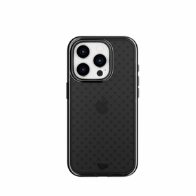 Evo Check - Apple iPhone 15 Pro Case - Smokey Black Drop Shield Protective Detail