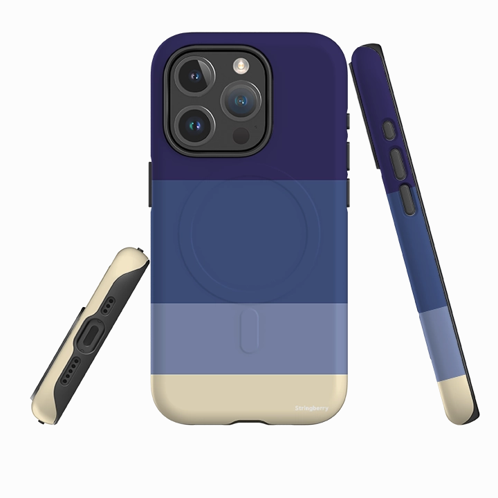 iPhone MagSafe Tough Case -  Cancun Chroma Soft Touch Hybrid Build Texture