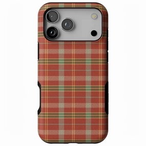 Marble Pattern Spiced Chai | Fall Plaid Case