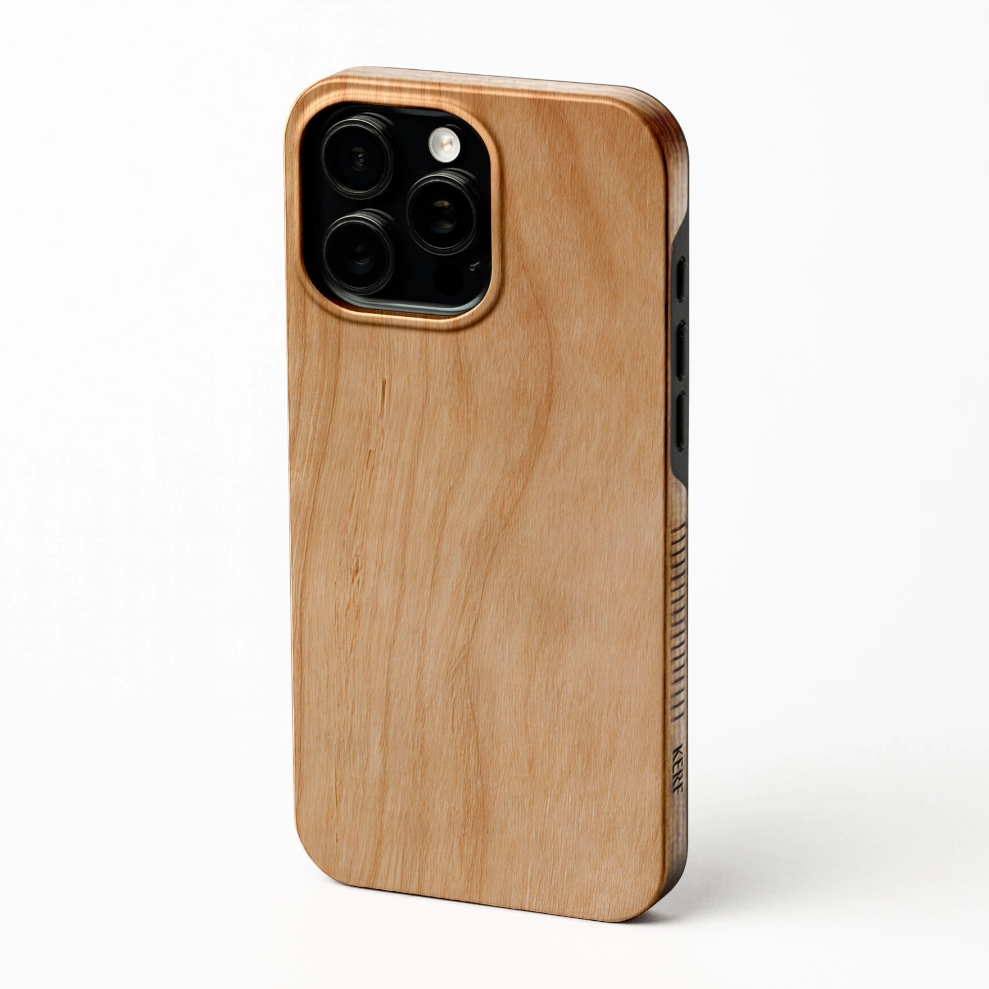 iPhone 16 Pro Max Solid Wood Case Stylish Grip Texture