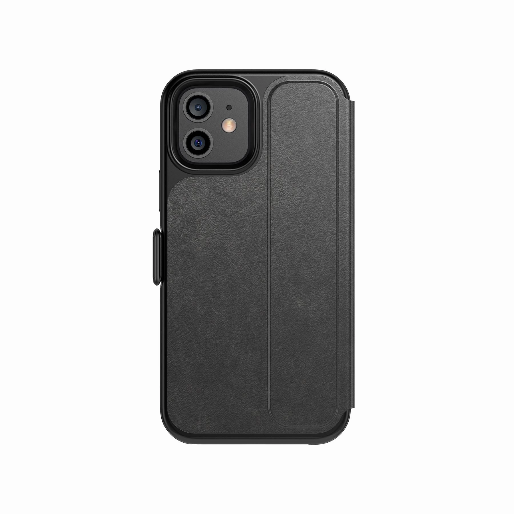 Evo Wallet - Apple iPhone 12/12 Pro Case - Smokey Black Soft Edge Texture
