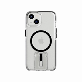 Modern Form EvoCrystal Kick - Apple iPhone 16E/14 Case MagSafe Compatible - Clear Black