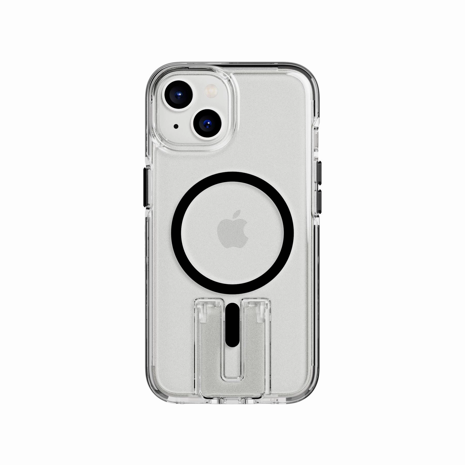 Modern Form EvoCrystal Kick - Apple iPhone 16E/14 Case MagSafe Compatible - Clear Black